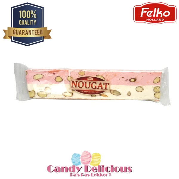 Felko Nougat reep Vanille Framboos