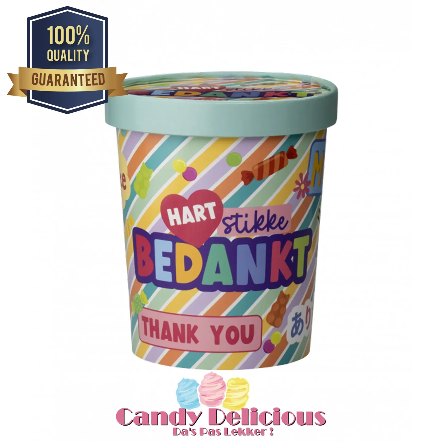 Candy Bucket Bedankt