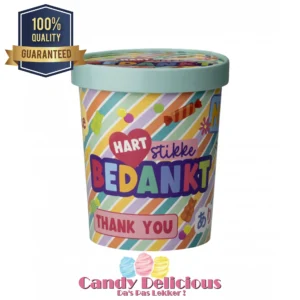 Candy Bucket Bedankt