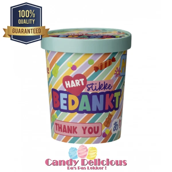 Candy Bucket Bedankt