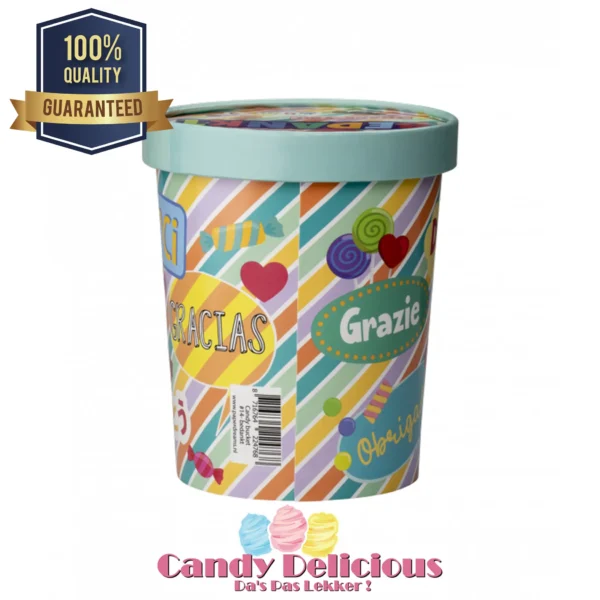 Candy Bucket Bedankt