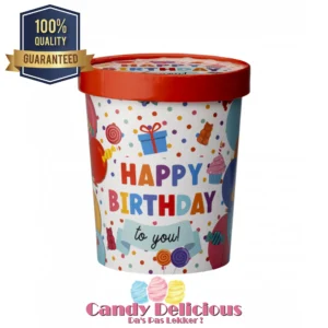 Candy Bucket Happy Birthday
