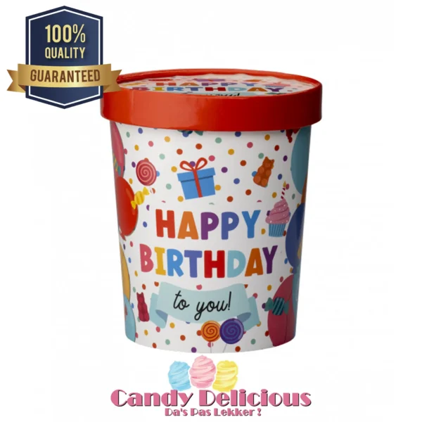 Candy Bucket Happy Birthday
